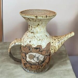 Vintage Stone Mountain Studio Art Pottery Decanter Stoneware by Jack Mason
